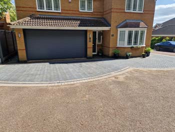 after driveway paving