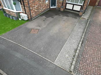 before driveway paving