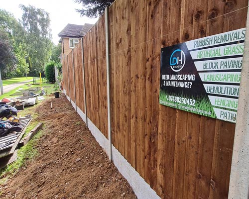 big fence job in northampton