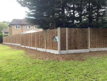 after garden fencing