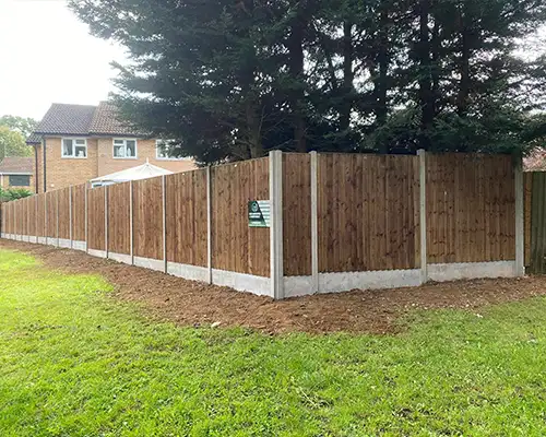 fencing work by DH and SONS Ltd