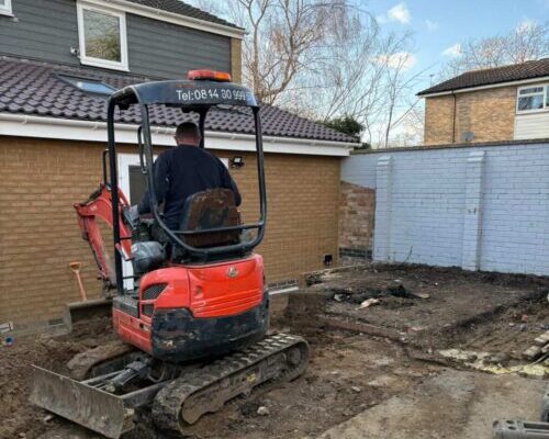 before garden design