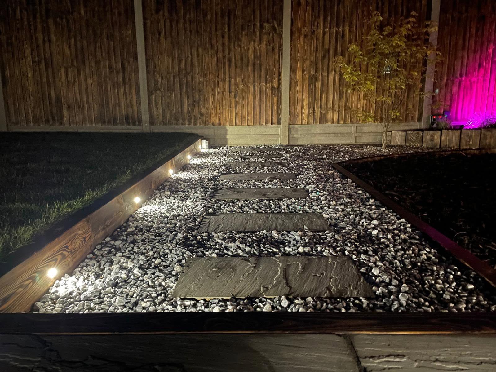 Landscaping lighting Northampton